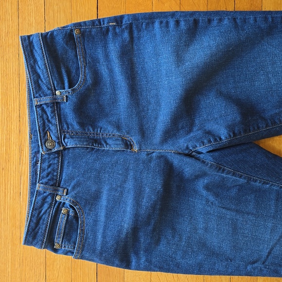 NWOT, Brooks Brothers, Straight Leg Dark Wash Jeans, Women's 10 - Picture 3 of 15